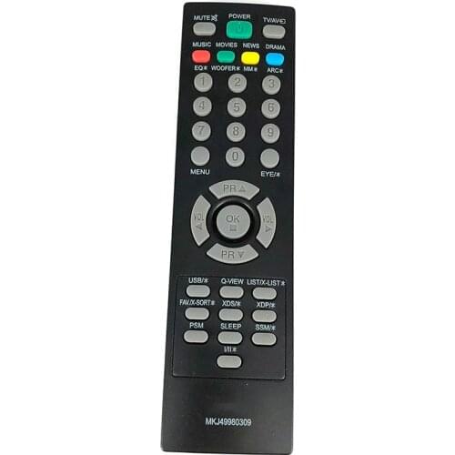 Used MKJ49980309 TV Universal Remote Control Compatible for LG CRT TV