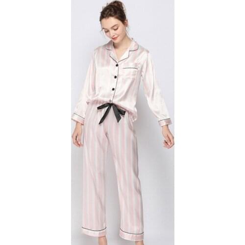 QWEEK Women's Silk Pajamas China