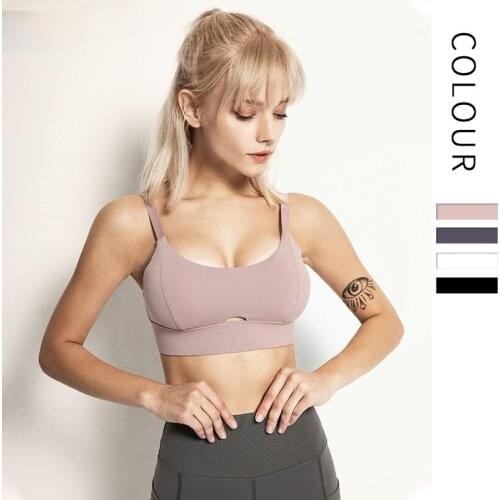 Adjustable Shoulder Belt Sports Underwear Breathable Fitness Bra Women Gym Sport Workout Running Push-up Yoga Vest Top