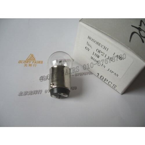 1 Piece only,Hosobuchi OP2115 6V 18W bulb,Swift microscope optical light,EPI illum,M100,MA100 lighting,6V18W lamp