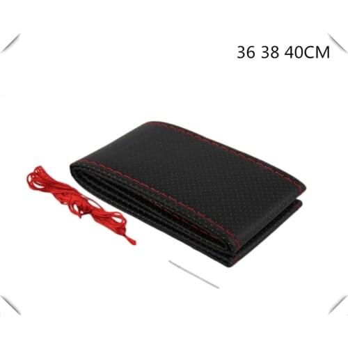 Universal car steering wheel cover artificial leather woven auto parts for Kia Sportage Sorento Sedona ProCeed Optima K900