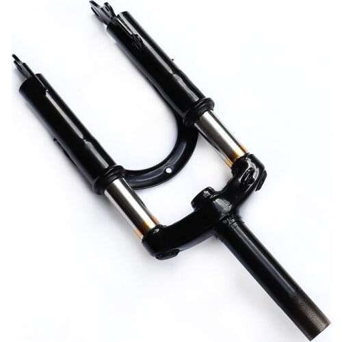 Front Suspension Fork Front Fork For Brake Disc Alloy Steel Holder For Motorcycle MTB Bicycle Electric Wheel Scooter Tube Shock