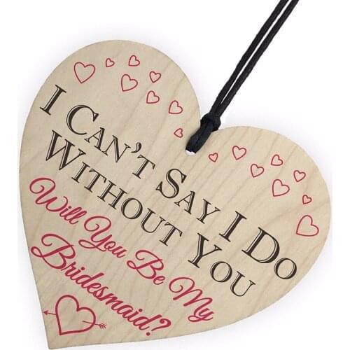 I Can't Say I Do Without You Will You Be My Bridesmaid Invite Bridal Shower Wedding Friendship Christmas Home DIY Tree Decor