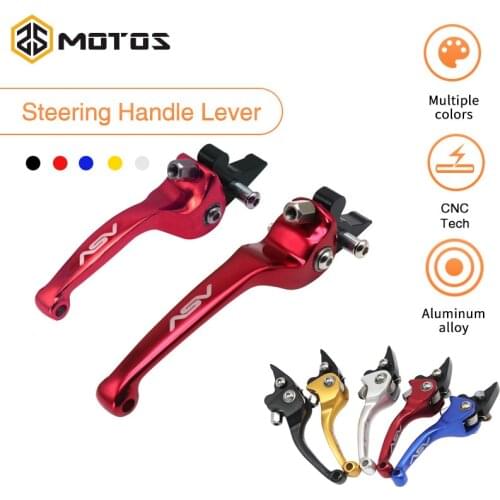 ZS MOTOS 1Pcs Universal CNC Clutch Lever Handlebar Short & Long Right Brake Handlebar Lever For Motocross Pitbike Dirt Pit Bike