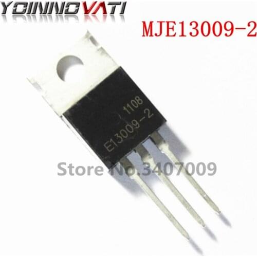 10PCS MJE13009 E13009-2 13009 E13009 TO-220 Bipolar junction transistor (BJT) TO-220 NPN FASTSW PW New original