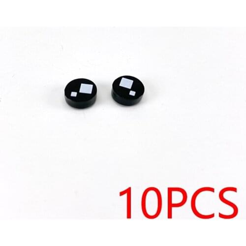 10PCS Print Eyes Pattern 1x1 Round MOC Building Blocks Tile Construction Classic Brick Toys Kids Learning Education