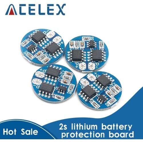 2S 5A Li-ion Lithium Battery 7.4v 8.4V 18650 Charger Protection Board bms pcm for li-ion lipo battery cell pack