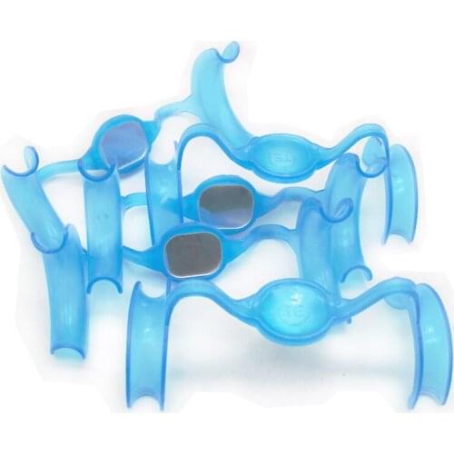 5pcs Dental tools mouth opener expander for teeth M Type Blue plastic retractor dentist tooth whitening tool Dentistry products