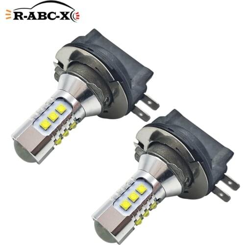 RUIANDSION 2Pcs Mini Size Head Light H11B H8B Car Fog Lamps Led Bulb 2000Lm 10V-30V 12V 24V White 6000K For KIA Ford Fiesta