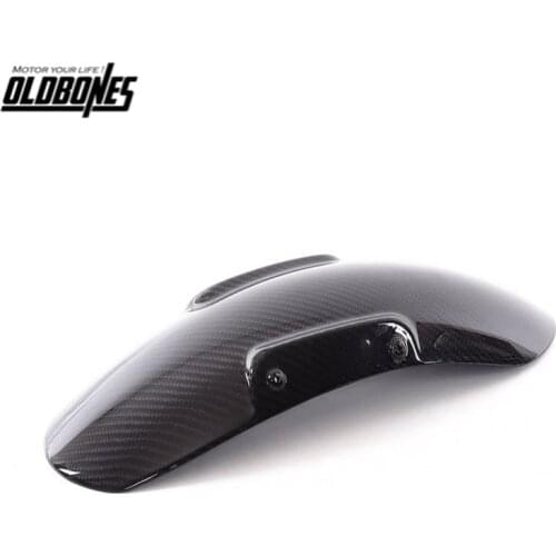 100% Real Carbon Fiber Gloss Front Fender Mudguard Motorcycle Accessories For BMW R NINE T R9T 2014 2015 2016 2017 2018