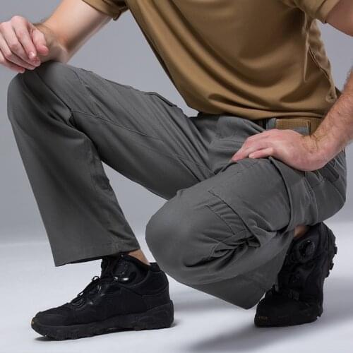 Thicken Multi Pocket Urban Tactical Army Fan Pants Men Climbing Hiking Outdoor Sports Wearproof Military Overalls Cargo Trousers