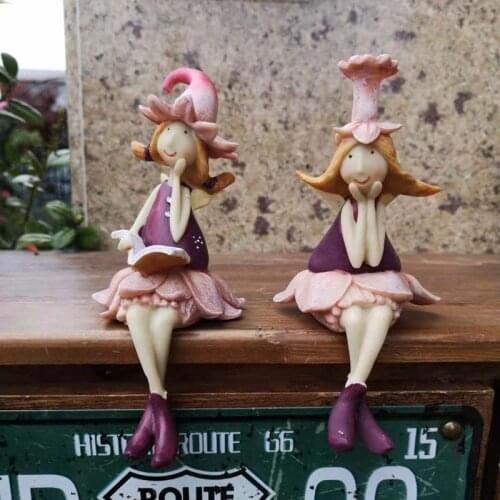 Flower Fairy Girl Heart Doll Blind Box Crafts Decoration Cartoon Trend Toy Gift Car Study Bedroom Decoration