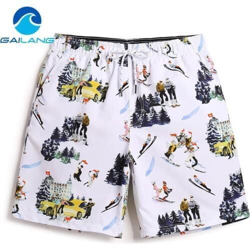 Gailang Brand Men Beach Shorts Board Man Trunks Boxer Gay Swimwear Swimsuits Shorts Bermuda Casual Quick Drying Boardshorts