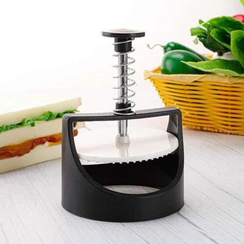 Burger Press Patty Maker Spring Loaded Burger Press Stainless Steel Hamburger Patty Maker Press Burger Meat Kitchen Gadgets