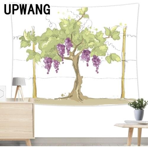 Grape Tapestry Wall Hanging Sandy Beach Picnic Rug Camping Tent Sleeping Pad Home Decor Bedspread Sheet Wall Cloth