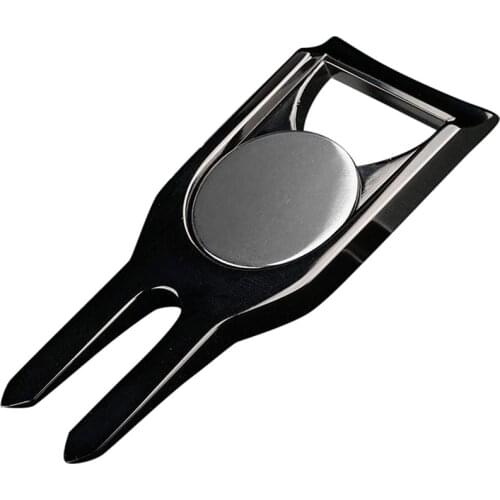 Golf Divot Tool,Multi-Purpose Zinc Alloy Golf Divot Repair Tool with Golf Ball Marker As a Bottle Opener