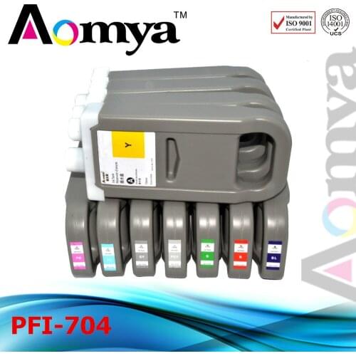 Hot!! PFI-704 Compatible Wide Format Ink Cartridge for Canon Printer IPF8300S 8C/set