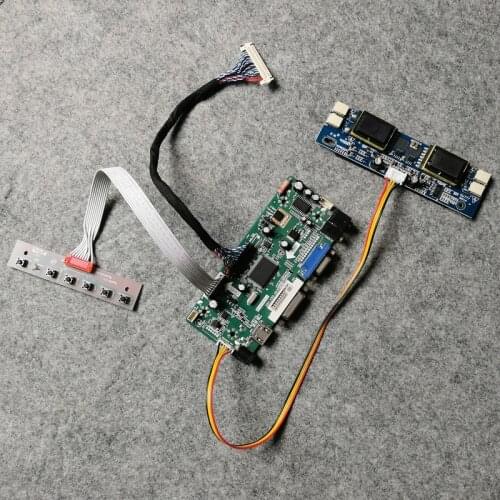 M.NT68676 VGA DVI 4CCFL For LM201WE3/LM201WE4 panel screen 1680*1050 DIY kit 30-Pin LVDS LCD monitor controller drive board