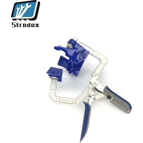 Woodworking multifunctional home cabinet right angle 90°fixed punch installer quick right angle fixture for Photo Frame