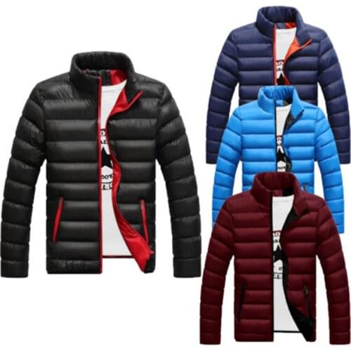 Men Skiing Jackets Parkas Winter Warm Coat Casual Stand Collar Thick Parkas Men Long Sleeve Overcoats Plus Size M-4XL