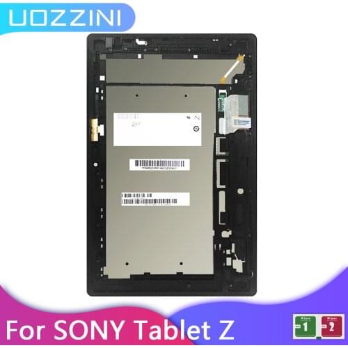 New For Sony Xperia Tablet Z 10.1 SGP311 SGP312 SGP321 LCD Display Touch Screen Digitizer Panel Assembly With Frame 100%Tested