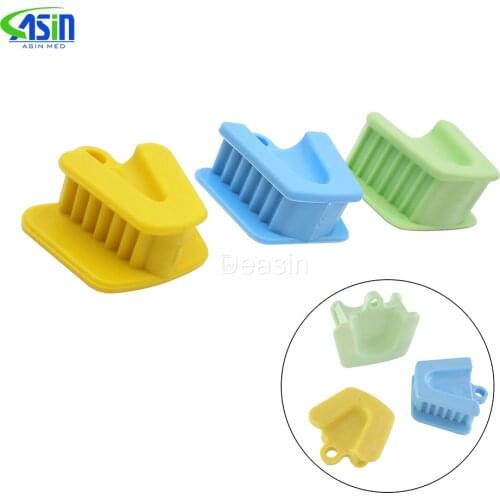 New Arrival 3pcs Dental Mouth Prop Bite Block Rubber Opener Retractor L,M,S DEASIN