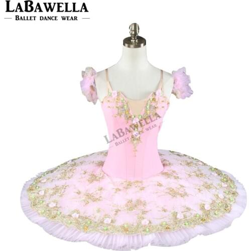 Pink Sugar Plum Fairy Professional Stage Custom madeTutu Women Girls Pancake Tutu Performance Costume BT8991A