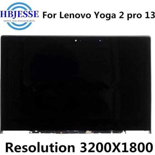 13.3 " for Lenovo Yoga 2 Pro 13 LCD Touch Screen Digitizer Assembly 3200X1800 Resolution Replacement screen interface 40pin