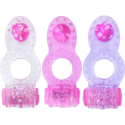 Penis Ring Vibrator Clit Stimulator Sex Toys for Men G-Spot Massager Vibrating Cock Rings Dual Motor Delay Ejaculation Extender