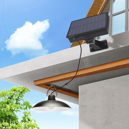 Solar Chandelier Courtyard Led Garden Lights Corridor Landscape Indoor and Outdoor Second Gear Dimming Hanging Lamp