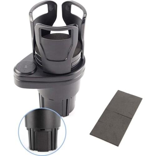 Universal 2 In 1 360 Degree Rotating Car-mounted Slip-proof Cup Holder Water Car Cup Holder Multifunctional Auto Accessory