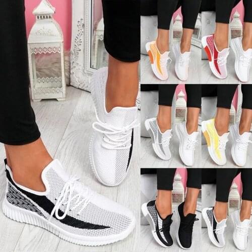 Womens Vulcanized Knitted Sneakers, Large 43, Round Toe Walking Shoes, Flat Bottom, Non Slip, New Womens Casual Shoes