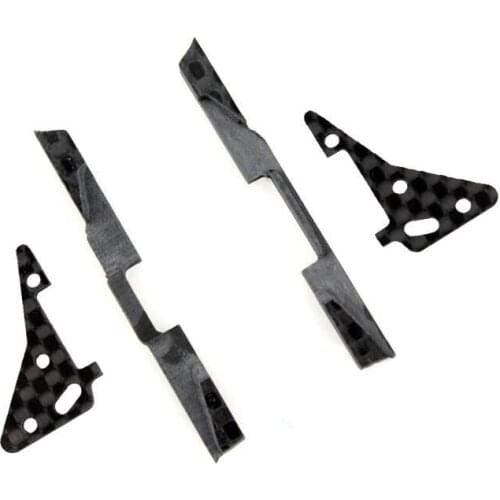 1 Set VS Chassis Middle Wing Reinforcing Plate For Tamiya Mini 4WD Racing Car Model 94848 Carbon Fiber Modify Part