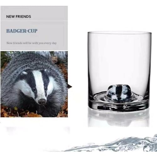 1Pcs 360ML New Arrival Creative Animal Cup Cute Pet Design Bear Bird Glass For Tea Beer Water Cup Lead-Free Ultra-Clarity Glass