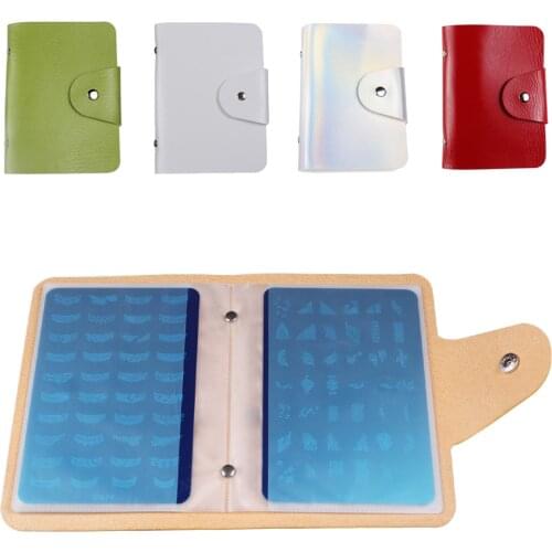 For 9.5x14.5cm Nail Image Stamps Plate Holder/Organizer/Case Stamping Manicure Nail Art XL Stamping Organizer