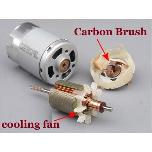 3PCS 380 Large Torque 3.7V-7.4V 3A 20W 22000-46000RPM DC Electric Motor High-Quality Long-Life