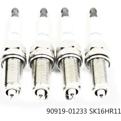 90919-01233 SK16HR11 4pcs/lot Iridium Spark Plugs for Toyota Camry RAV4 Scion Lexus
