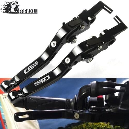 Motorbike Accessories Motorcycle CNC Aluminum Brake Clutch Levers Adjustable Folding For Honda CB500F CB 500F CB 500 F 2013-2018
