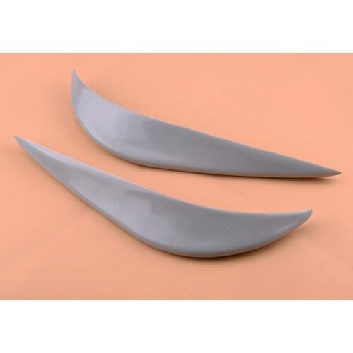 Grey Auto Car Accessories Streamlined Bumper Corner Guard Cover Anti Scratch Protector Sticker