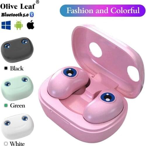 E6 TWS Wireless Headphones Earphones Bluetooth 5.0 Sports Waterproof Stereo Music Earbuds For Samsung Huawei Oppo Iphone Xiaomi