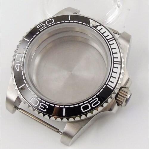 Fit NH35 NH35A Stainless Steel High Quality 40mm Watch Case Sapphire Crystal Seeing-Through / Solid Backcover