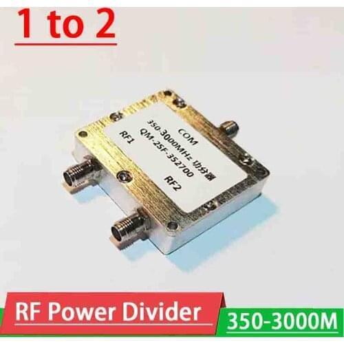 350-3000MHZ Power Divider RF power splitter 1 to 2 Power Divider Combiner for 2.4G GPS WiFi VHF transceiver Ham Radio amplifier