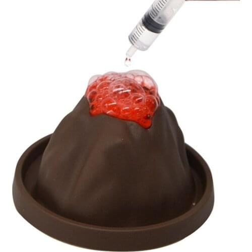 Kids DIY Handmade Volcano Eruption Physical Chemical Experiment Kit Science Toys Exploring Educational Learning Toys Kit Set