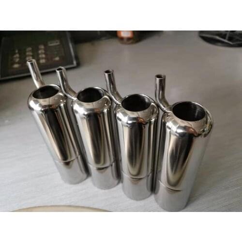 4pcs GEA Milking Machine SS304 Milk Shell Cup Cow Milking Inflation Shell Cup 147mm*45mm*27mm