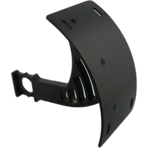 Motorcycle Curved License Plate Holder Vertical Mount Bracket 1"Axle pro Billet For Honda Yamaha Kawasaki Suzuki Harley