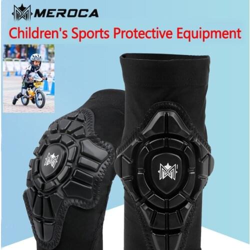 MEROCA knee pads and elbow pads Childrens sports protective gear 2-7 years old childrens balance bike protective gear set