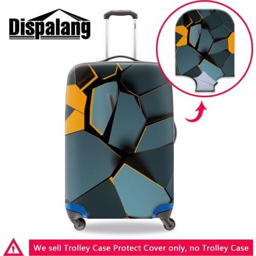 New The geometry 3D printing luggage covers travel luggage cover waterproof luggage covers for 18-30inch cases dustproof covers