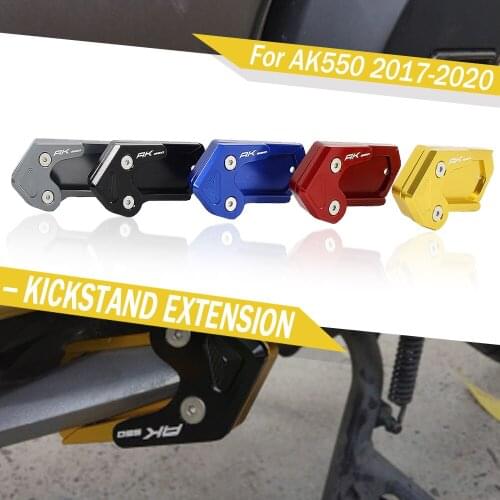 NEW For KYMCO AK550 2017 2018 2019 2020 Motorcycle Accessories Kickstand Support Plate Foot Side Stand Enlarge Extension Pad
