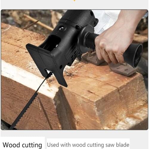 Portable Reciprocating Saw Adapter Swift Electric Drill To Electric Saw for Wood Metal Cutting Tool with Saw Blade