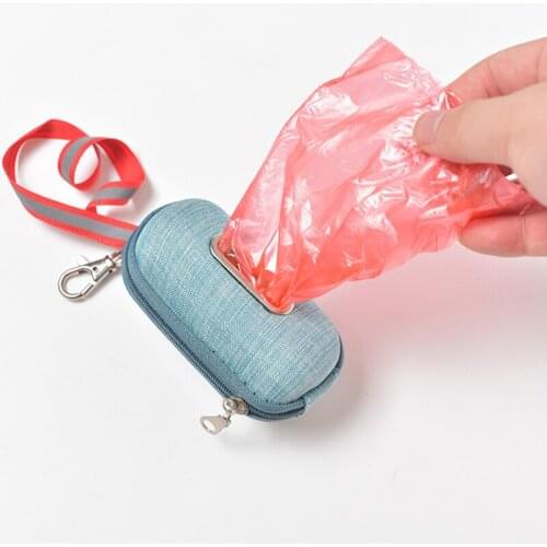 Pet Cleaning Supplies Dedicated For Walking Dogs Linen Picking Up Toilet Box Garbage Bag Portable Holder Storage Box With Rope